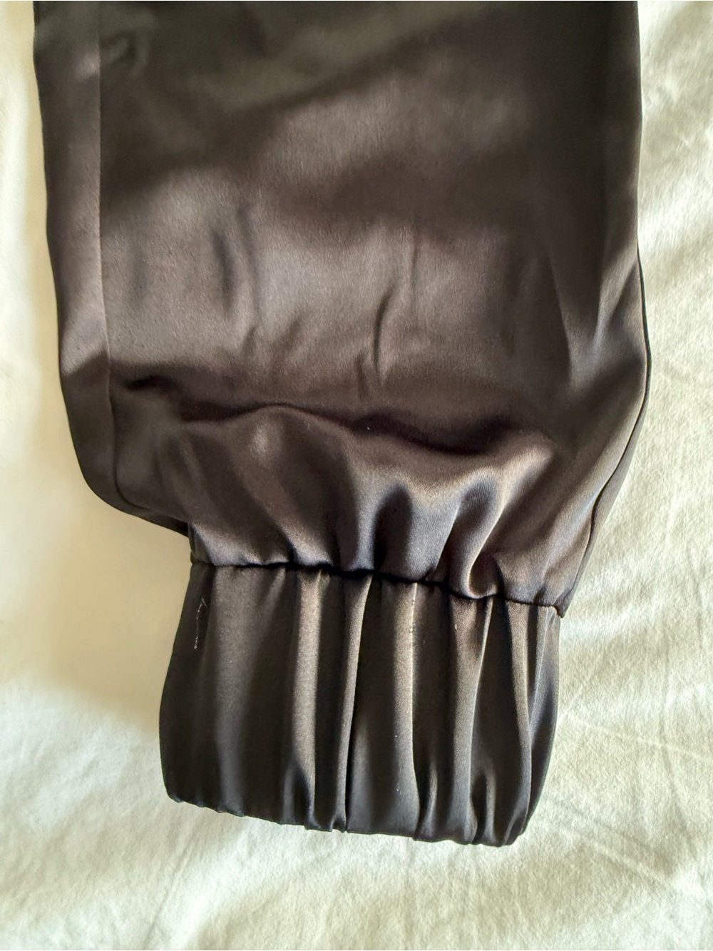 INC International Concepts Black Satin Utility Jogger Jumpsuit Size 6 NWOT - Picture 10 of 11